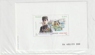 Sello Francia Georges Guynemer 1894-1917