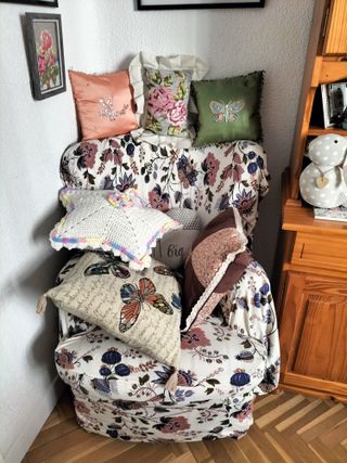 Butaca orejera o Descalzadora