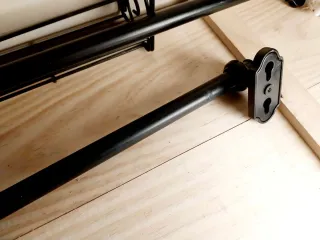 Barras colgadoras y especiero metalicos