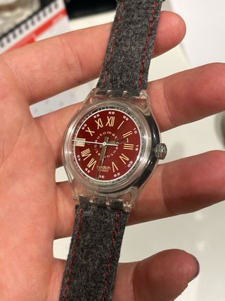 Orologio Swatch Automatico Rosso
