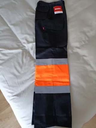 Pantalón de trabajo Velilla azul Talla L-46