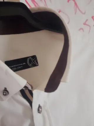 Camisa elegante blanca XL