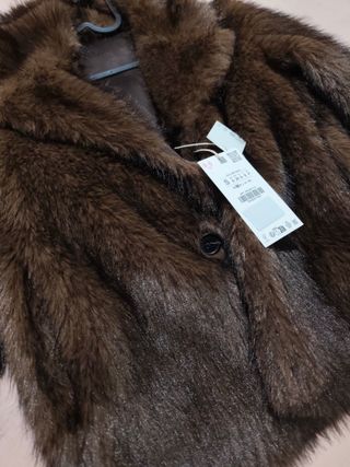 Chaqueta pelo Zara reversible S. Modelo agotado