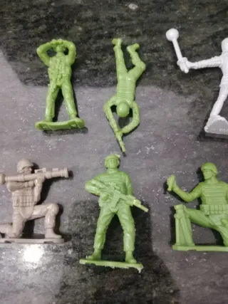 Lote Soldados Juguete Plástico