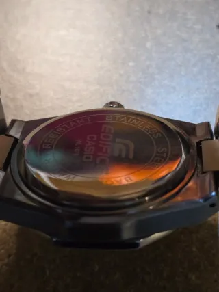 Reloj Casio Edifice Esfera Negra