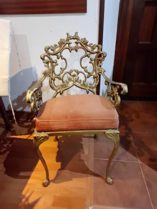 Silla Barroca Vintage Dorada