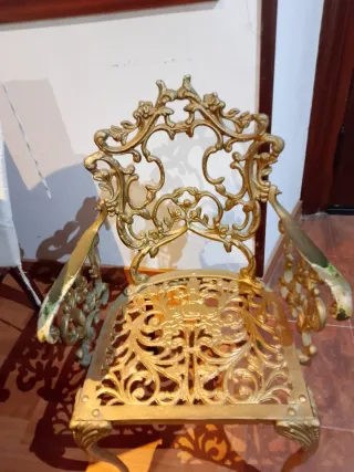Silla Barroca Vintage Dorada