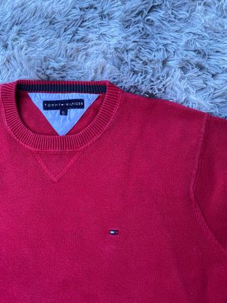 Jersey Tommy Hilfiger Rojo Talla XL