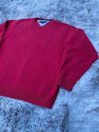Jersey Tommy Hilfiger Rojo Talla XL