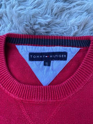 Jersey Tommy Hilfiger Rojo Talla XL