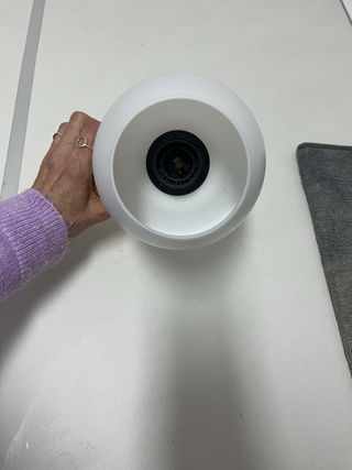 Aplique de pared dorado y blanco