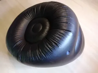 Silla Hinchable Gaming Azul y Negro