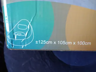 Silla Hinchable Gaming Azul y Negro