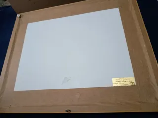 Cuadro paisaje atardecer