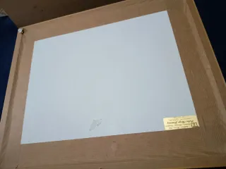 Cuadro paisaje atardecer