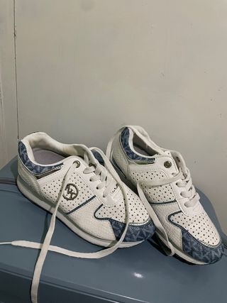 Deportivas Mujer Blancas y Azules