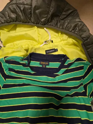 Conjunto niño chaqueta, camiseta y pantalón