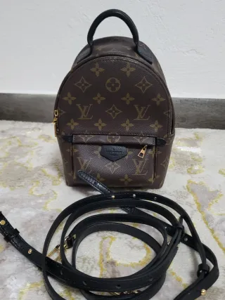 Mochila Louis Vuitton Marrón y Negra