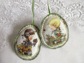 Decorazioni Country Bambini 2pz Tessuto Feltro