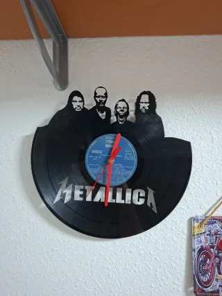 Reloj de Vinilo Metallica