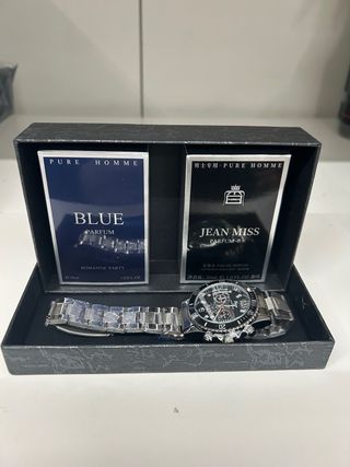 Kit Reloj y Perfume Pure Homme