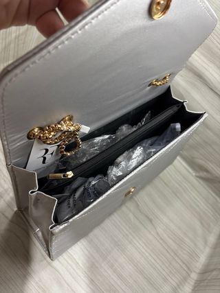 Bolso Mujer Plata Dorado