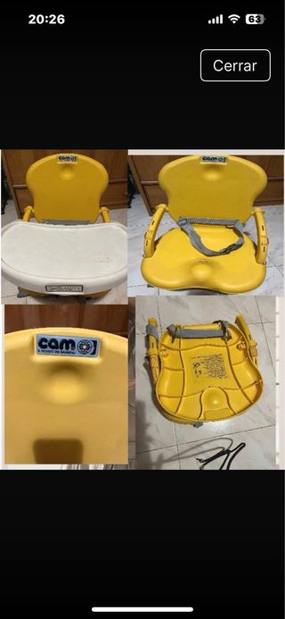 Trona portátil Cam para bebé