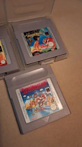 Nintendo Game Boy Pocket Rosso + Scatola + Giochi