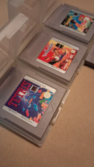 Nintendo Game Boy Pocket Rosso + Scatola + Giochi