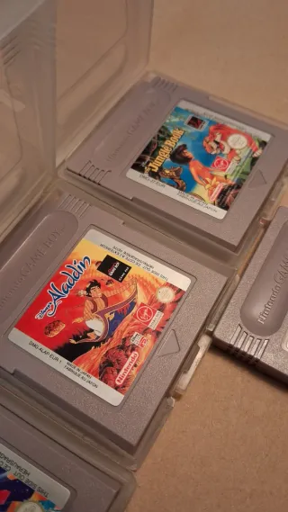 Nintendo Game Boy Pocket Rosso + Scatola + Giochi