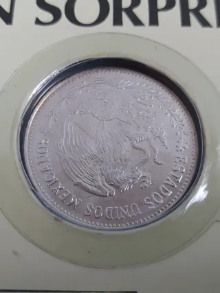 Moneda 50 Pesos Mexicanos Mundial 86 en Plata 720