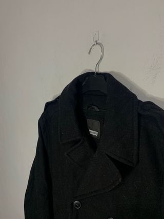 Abrigo Levi’s Negro Tipo Peacoat para Hombre M