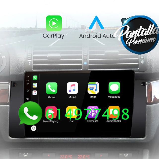 Radio pantalla CARPLAY GPS para BMW SERIE 3 E39 X5