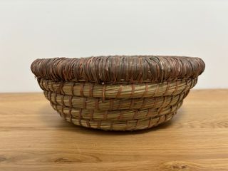 Cesta trenzada redonda Zara Home