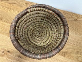 Cesta trenzada redonda Zara Home