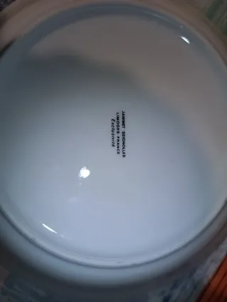 Antichi piatti con design coniglio