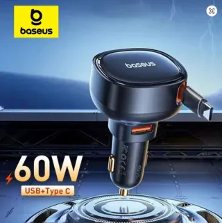 Cargador móvil mechero coche Baseus nuevo