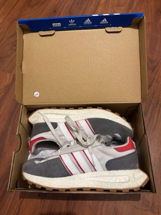 Adidas Retropy E5 Gris y Blancas