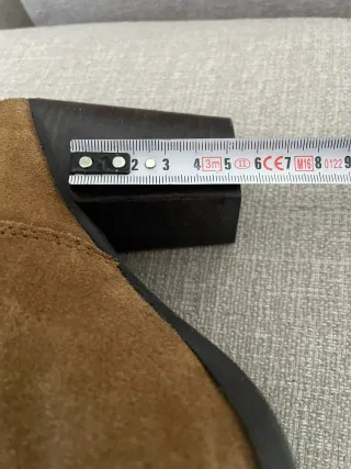 Botines Mango Ante Marrones Mujer