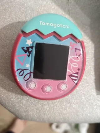 Tamagotchi Pix Party Rosa y Azul confetti