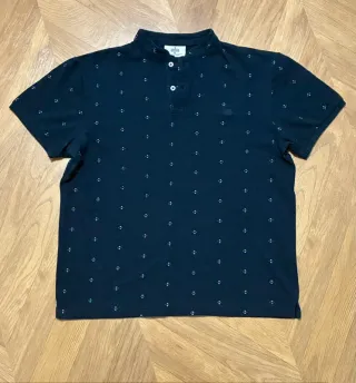 Polo Springfield cuello mao Talla XL Azul