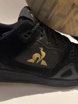 Zapatillas Le Coq Sportif Talla 43 Negras Doradas