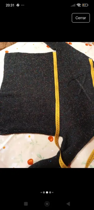 Jersey Stradivarius Negro Talla L