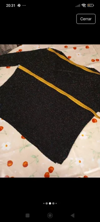 Jersey Stradivarius Negro Talla L