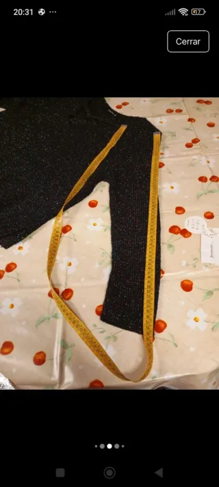 Jersey Stradivarius Negro Talla L