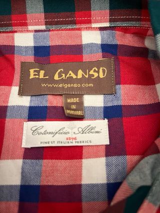 Camisa El Ganso Cuadros Talla M