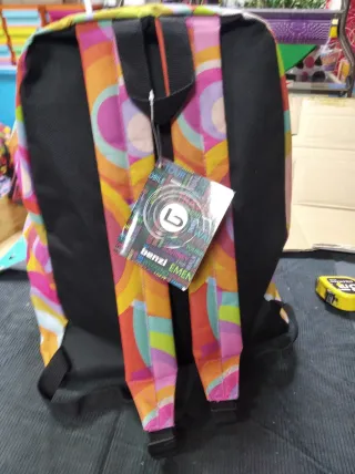 Mochila con estampado de círculos