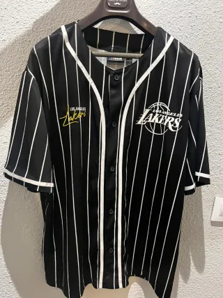 Camiseta NBA Los Angeles Lakers – estilo béisbol