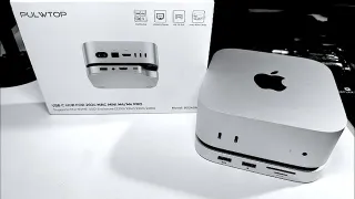 PULWTOP Hub USB-C para Mac Mini M4/M4 Pro