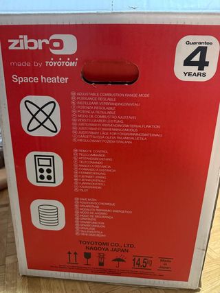 Estufa Eléctrica De ZOBRI LC-150 Parafina